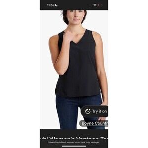 Kuhl Women's Vantage Tank Black Size Large Medium #8053￼